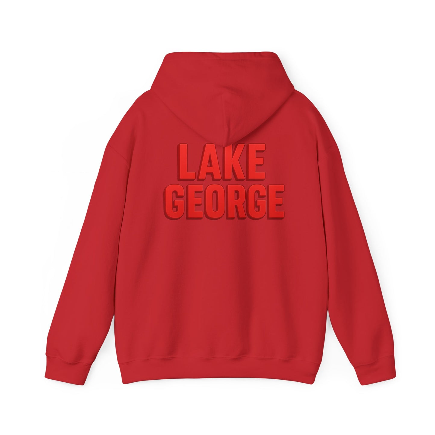 Lake George Hoodie, Cozy Casual Wear, Unisex Sweatshirt, Lake Lover Gift, Outdoor Adventure Apparel, Summer Retreat Fashion