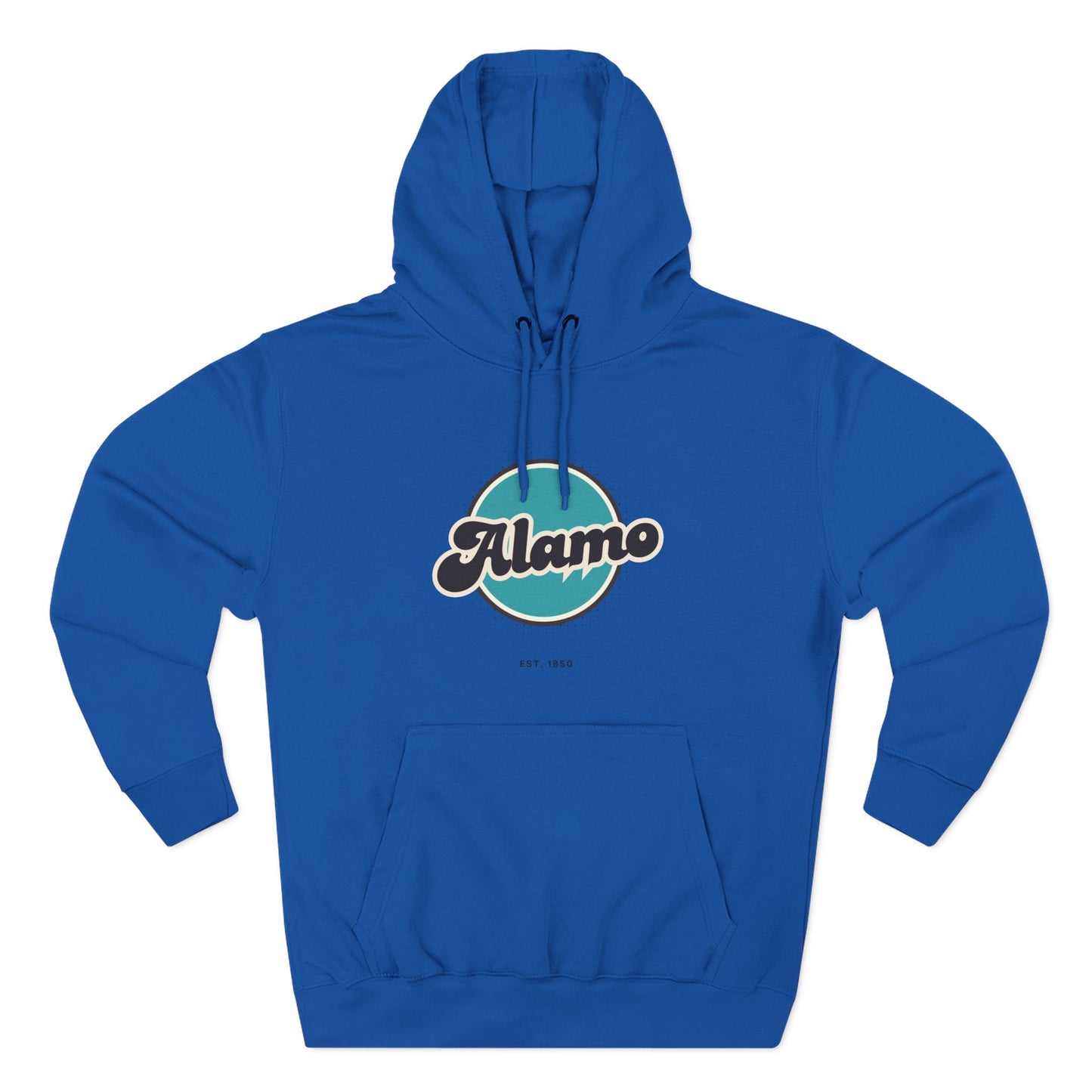 Alamo Retro Vibe Hoodie for Casual Days, Streetwear, Unisex Gift, Cozy Layering Apparel