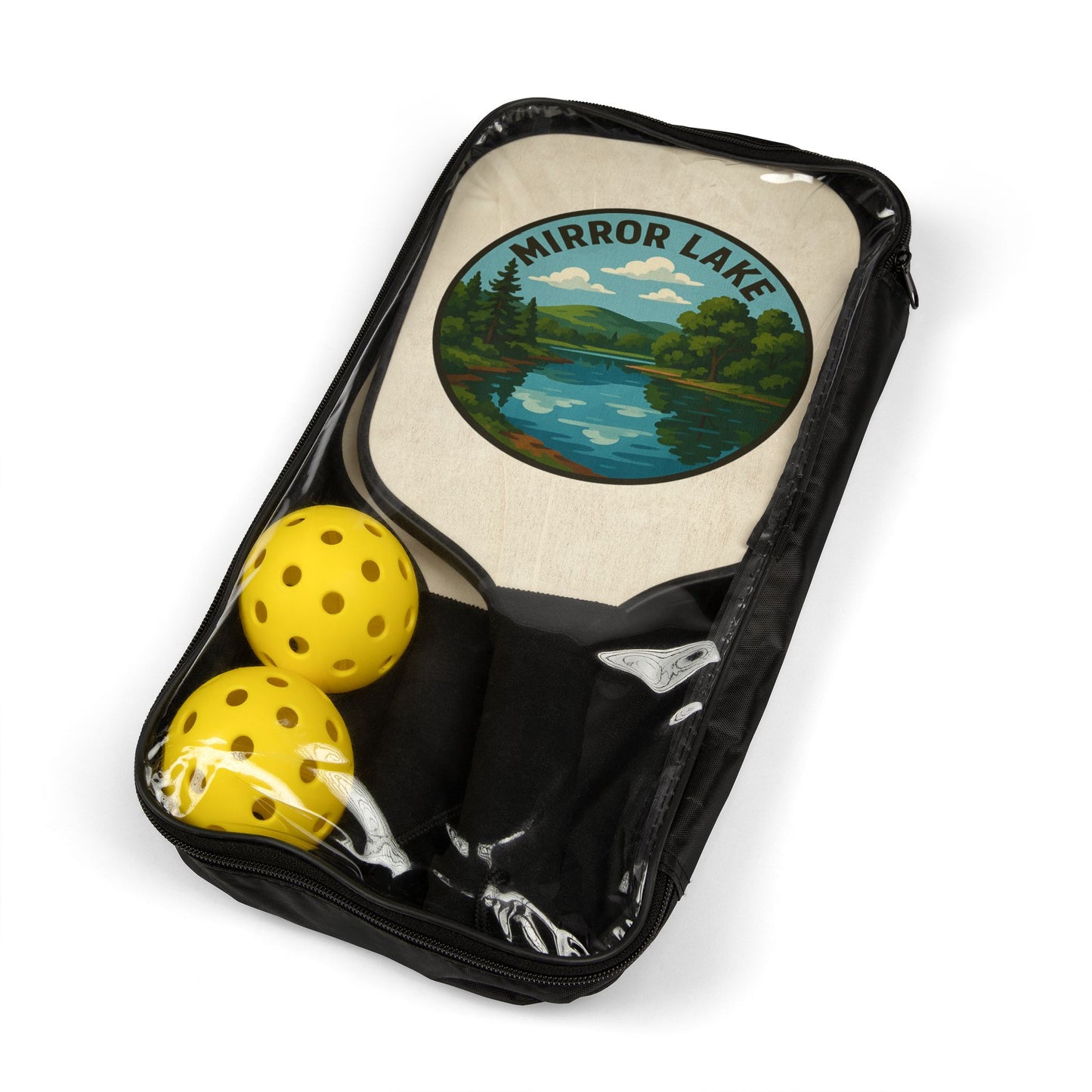 Mirror Lake Paddle Set - Perfect for Outdoor Fun, Sporty Gift, Team Play, Family Activities, Best for Picnics, Holidays