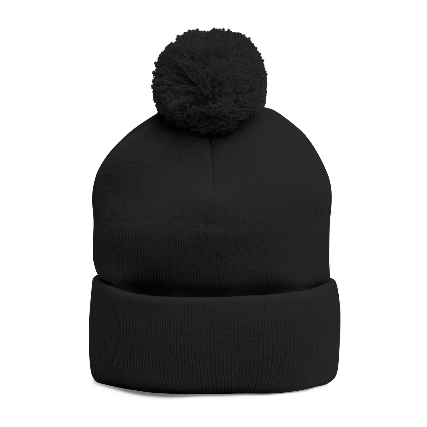 Squam Lake Pom-Pom Knit Cap (Embroidery)