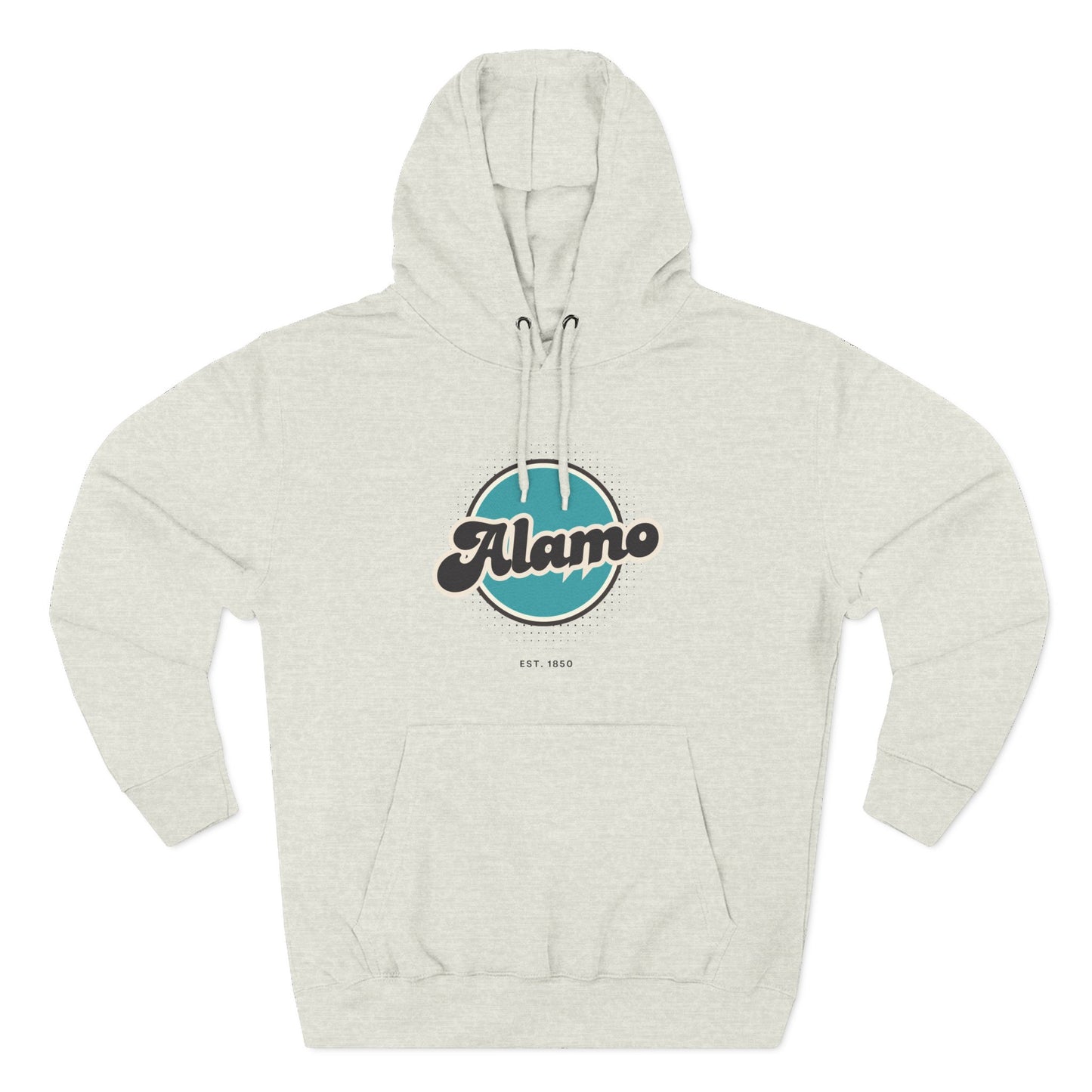 Alamo Retro Vibe Hoodie for Casual Days, Streetwear, Unisex Gift, Cozy Layering Apparel