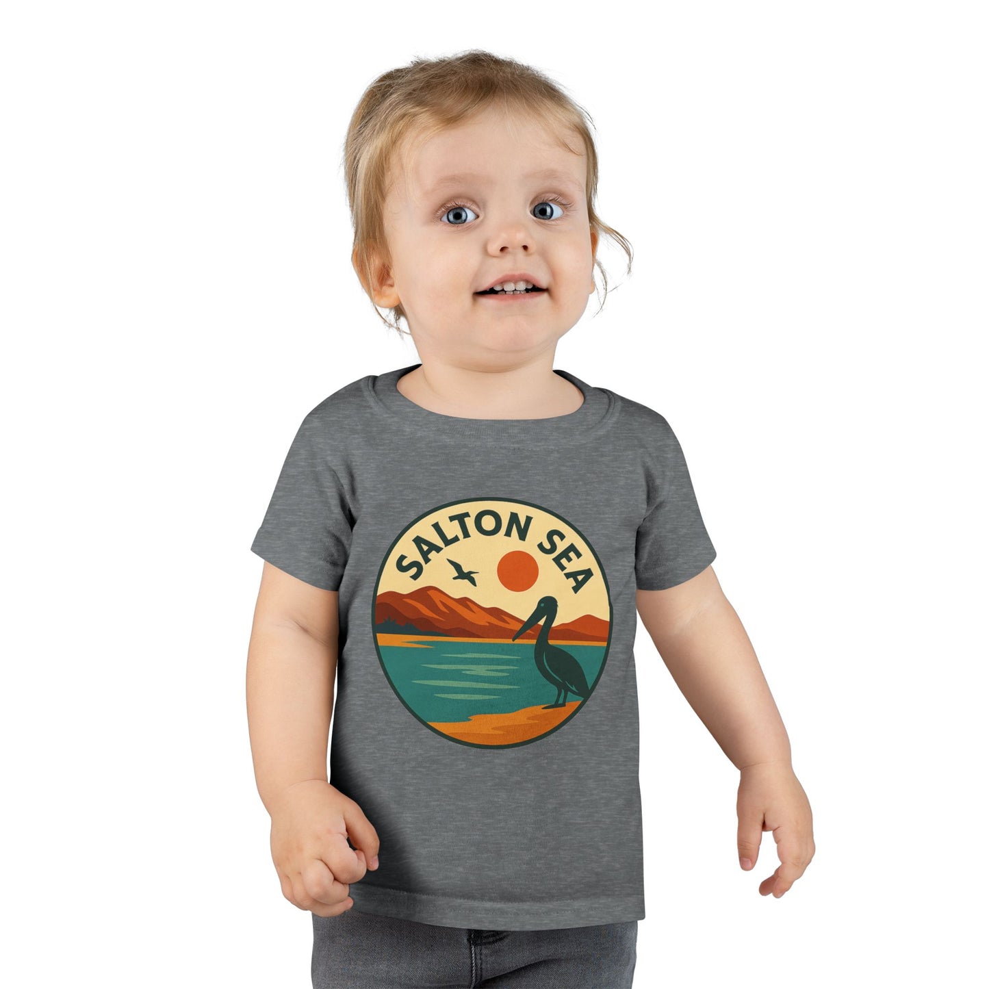 Salton Sea Toddler T-Shirt | Nature Lovers Kids Tee | Cute Gift for Birthdays, Holidays, Family Outings, Summer Fun, Eco-Friendly Kids