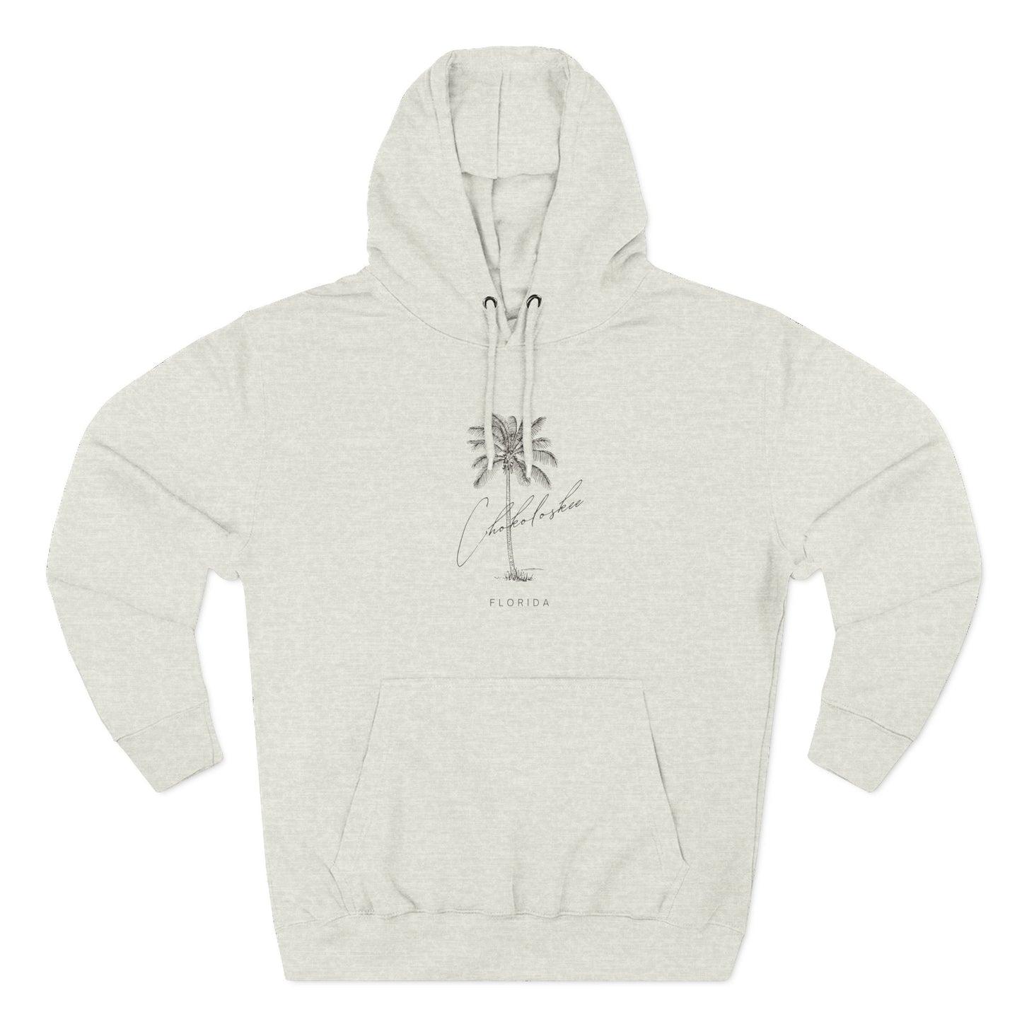 Chokoloskee Stylish Three-Panel Fleece Hoodie for Cozy Days, Casual Wear, Warm Layering, Gift for Him or Her