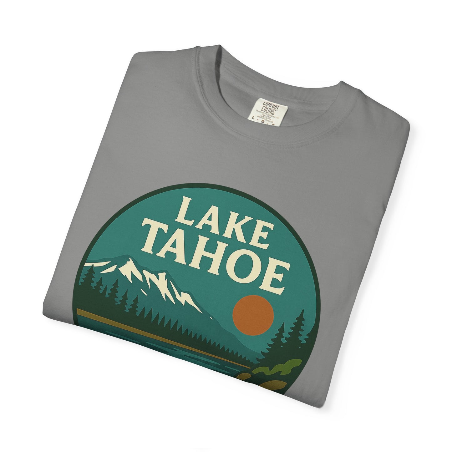 Lake Tahoe Unisex T-Shirt, Casual Graphic Tee, Nature Lover Gift, Outdoor Adventure Shirt, Vacation Souvenir, Summer Wear