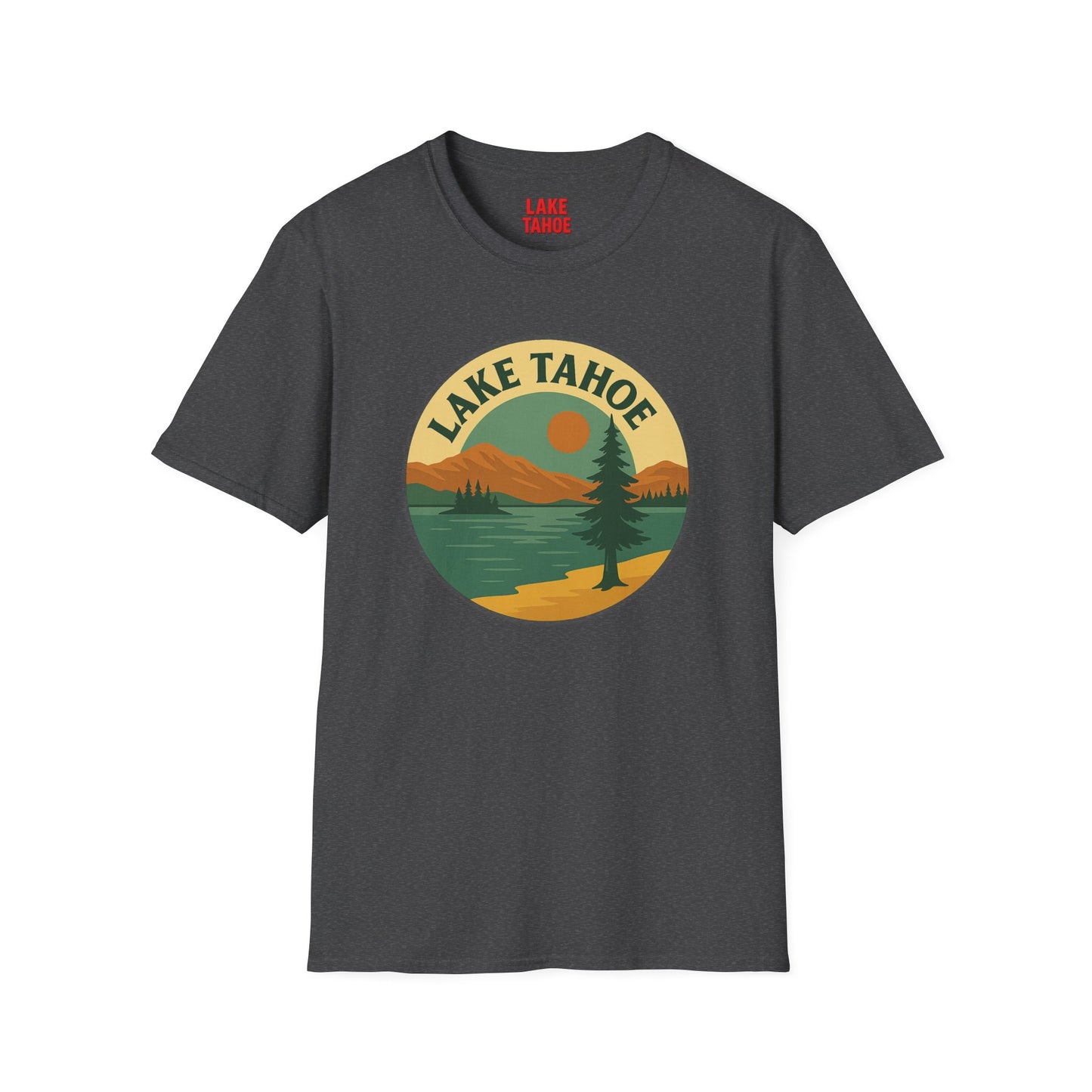 Lake Tahoe Nature Unisex Softstyle T-Shirt | Eco-Friendly Gift, Outdoor Adventure Shirt, Nature Lover Tee, Vintage Lake Apparel, [...]