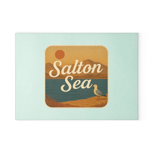 Salton Sea Glass Cutting Board