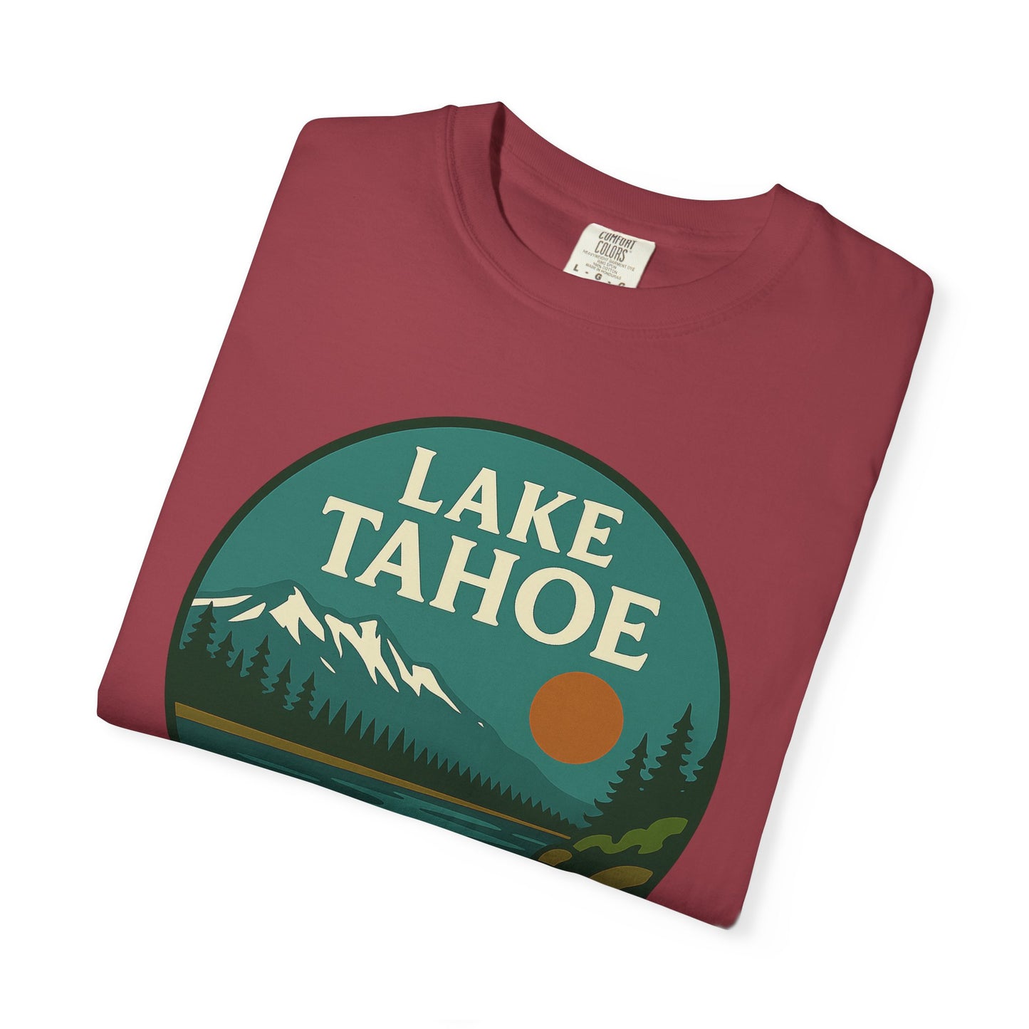 Lake Tahoe Unisex T-Shirt, Casual Graphic Tee, Nature Lover Gift, Outdoor Adventure Shirt, Vacation Souvenir, Summer Wear