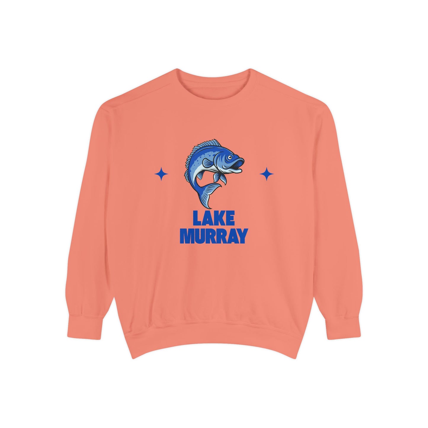 Lake Murray Fish Design Unisex Sweatshirt | Cozy Fishing Apparel, Casual Wear, Gift for Anglers, Lake Day Outfit, Nature Lovers Sweatshirt