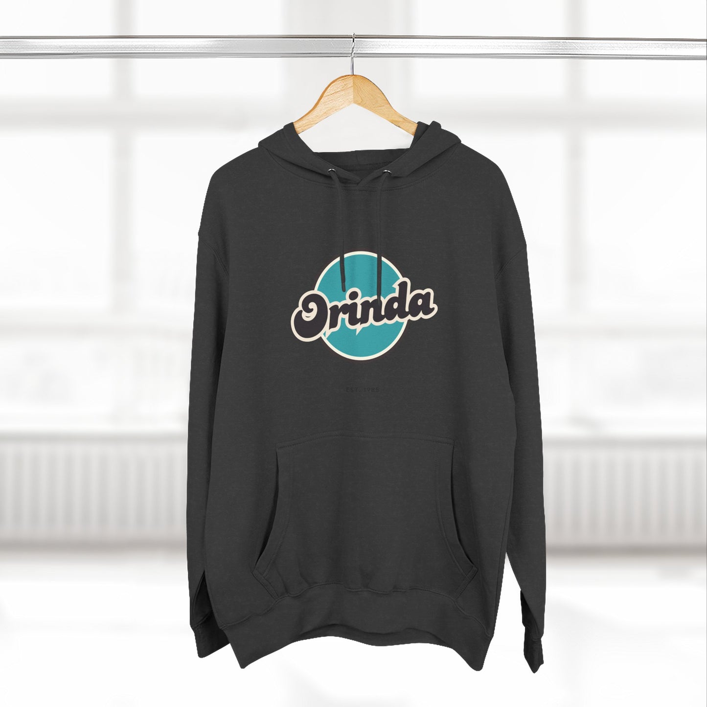 Orinda Retro Vibe Hoodie for Casual Days, Streetwear, Unisex Gift, Cozy Layering Apparel