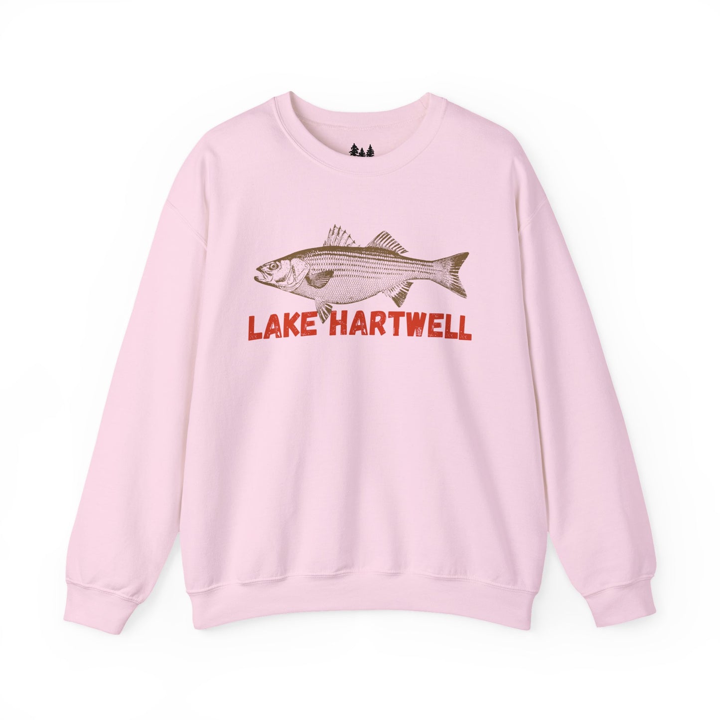 Lake Hartwell Fishing Sweatshirt, Unisex Crewneck, Casual Wear, Gift for Fishermen, Outdoor Apparel, Lake House Cozy