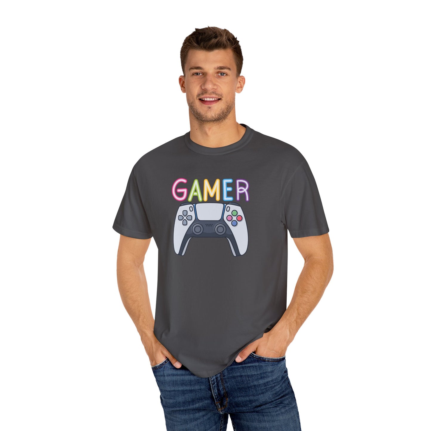 Gamer Controller Unisex Garment-Dyed T-shirt