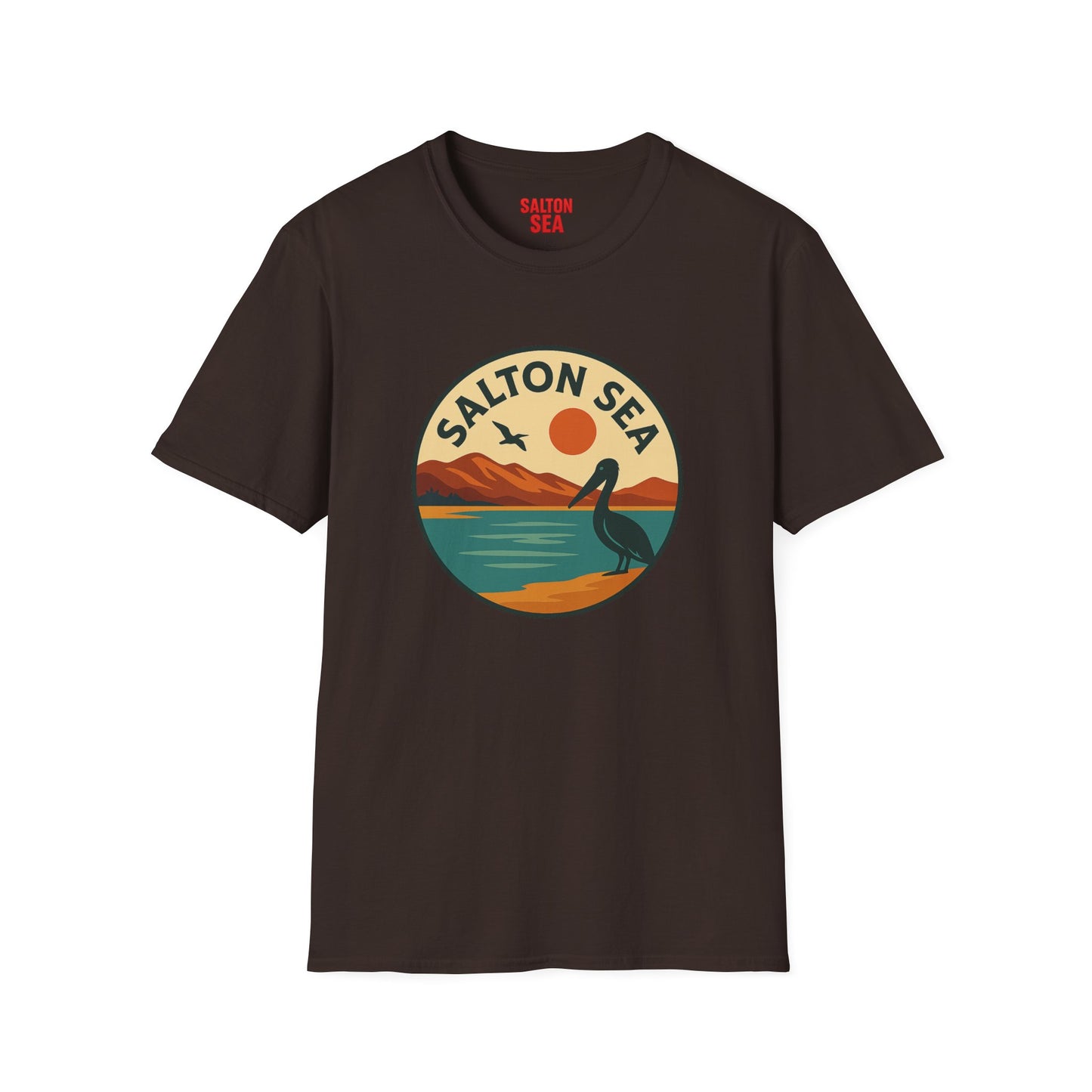 Salton Sea Nature Unisex Softstyle T-Shirt | Eco-Friendly Gift, Outdoor Adventure Shirt, Nature Lover Tee, Vintage Lake Apparel, [...]