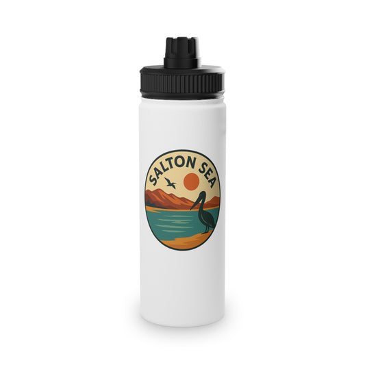 Salton Sea Stainless Steel Water Bottle, Sports Lid
