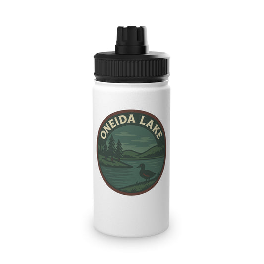 Oneida Lake Stainless Steel Water Bottle, Sports Lid