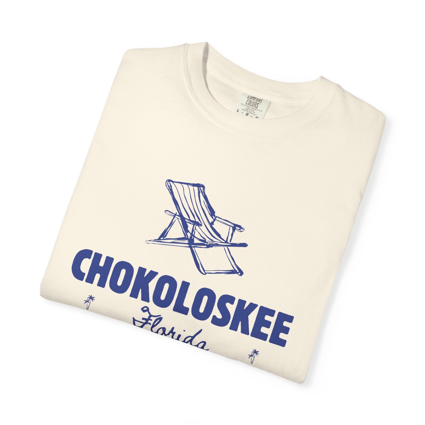 Chokoloskee - Unisex Garment-Dyed T-shirt, Casual Outfit, Gift for Nature Lovers, Vacation Essentials