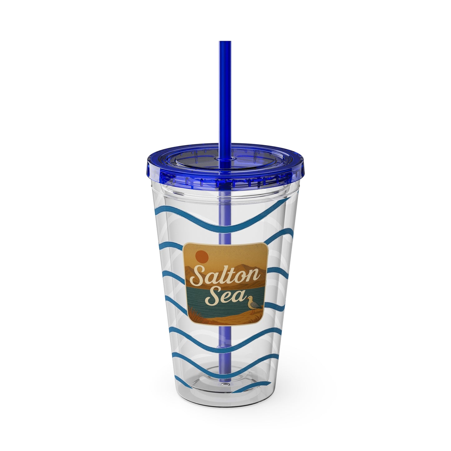 Salton Sea Sunsplash Tumbler, 16oz Clear Drink Cup for Outdoor Adventures, Customizable Travel Mug, Perfect for Summer Fun, Eco-Friendly Beverage [...]