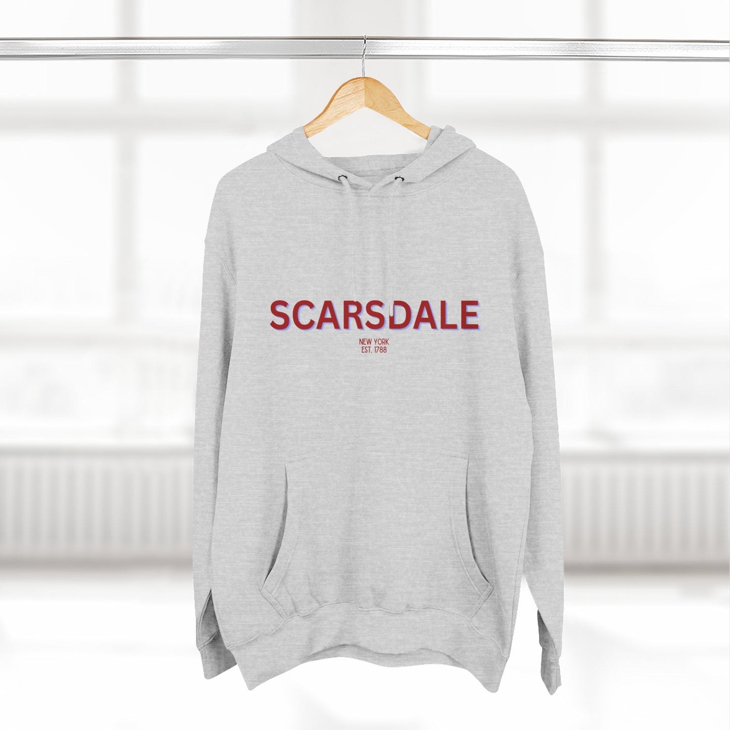 Scarsdale Fleece Hoodie, Casual Sweatshirt, Cozy Layering Piece, Perfect Gift for All Occasions, Stylish Streetwear