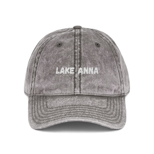 Lake Anna Embroidered Hat, Vintage Cap, Casual Summer Accessory, Gift for Outdoor Lovers, Lake Trip Gear