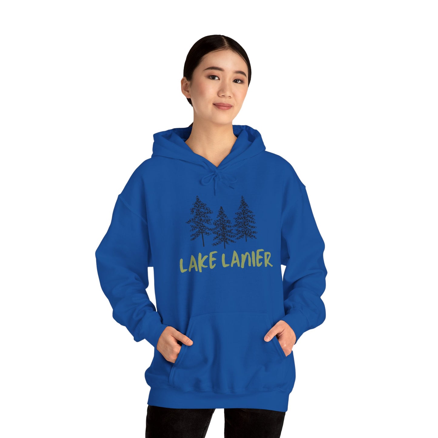 Lake Lanier Hoodie, Cozy Unisex Sweatshirt, Nature Lover Gift, Lake House Apparel, Perfect for Outdoors, Summer Vibes, Travel Wear