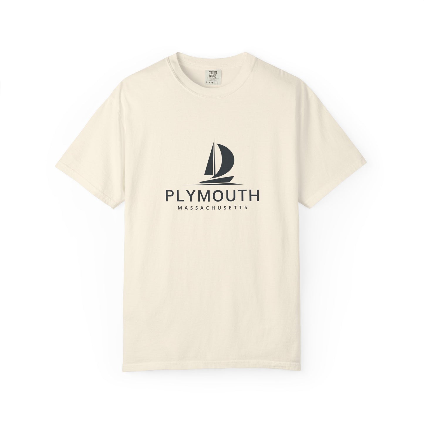 Plymouth - Unisex Garment-Dyed T-shirt, Casual Outfit, Gift for Nature Lovers, Vacation Essentials