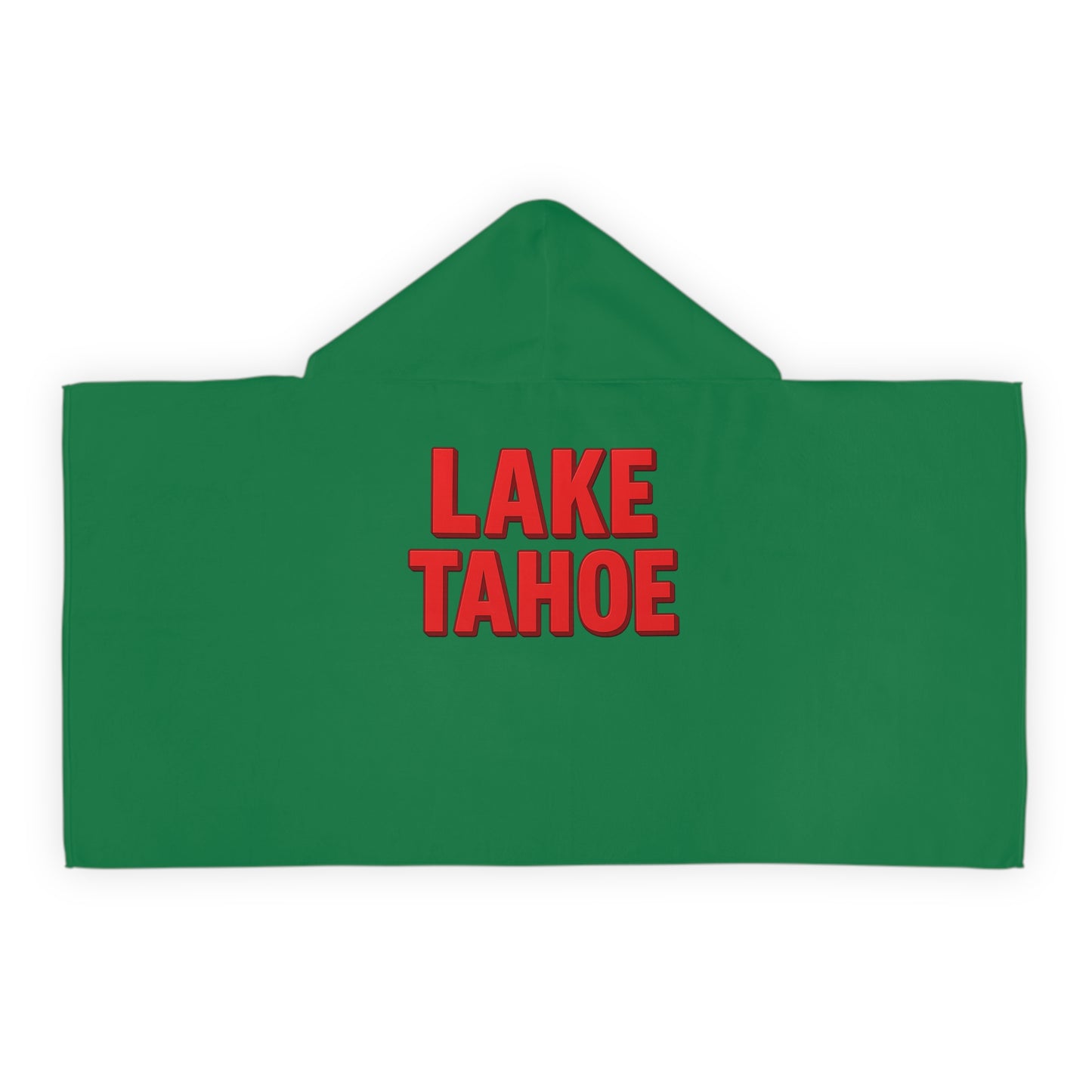 Lake Tahoe Youth Hooded Towel - Design, Kids Bathrobe for Pool, Beach, Swimming, Summer Fun, Gift for Children
