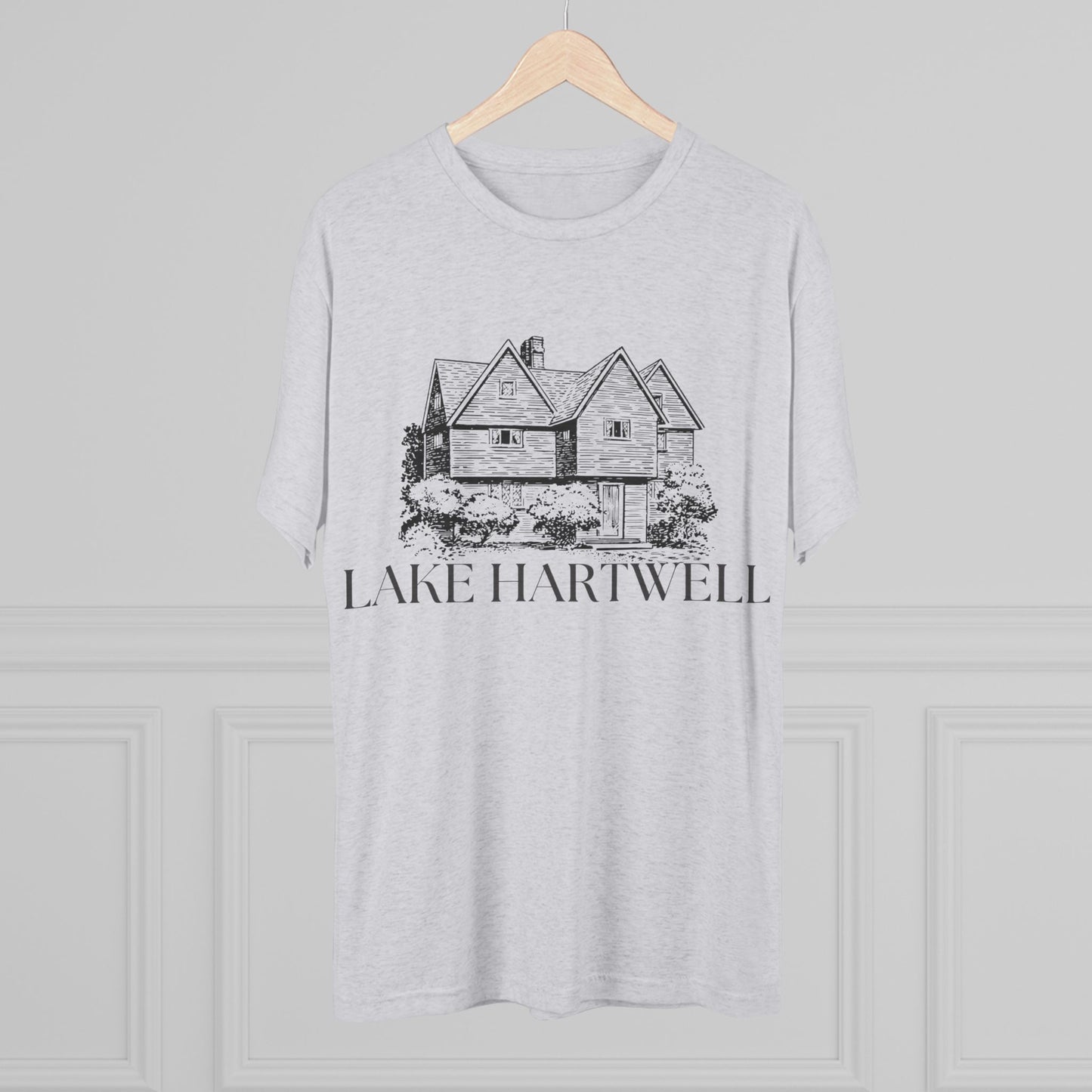 Lake Hartwell Unisex Tri-Blend Crew Tee, Casual T-Shirt, Summer Apparel, Lake House Shirt, Gift for Friends, Travel Tee