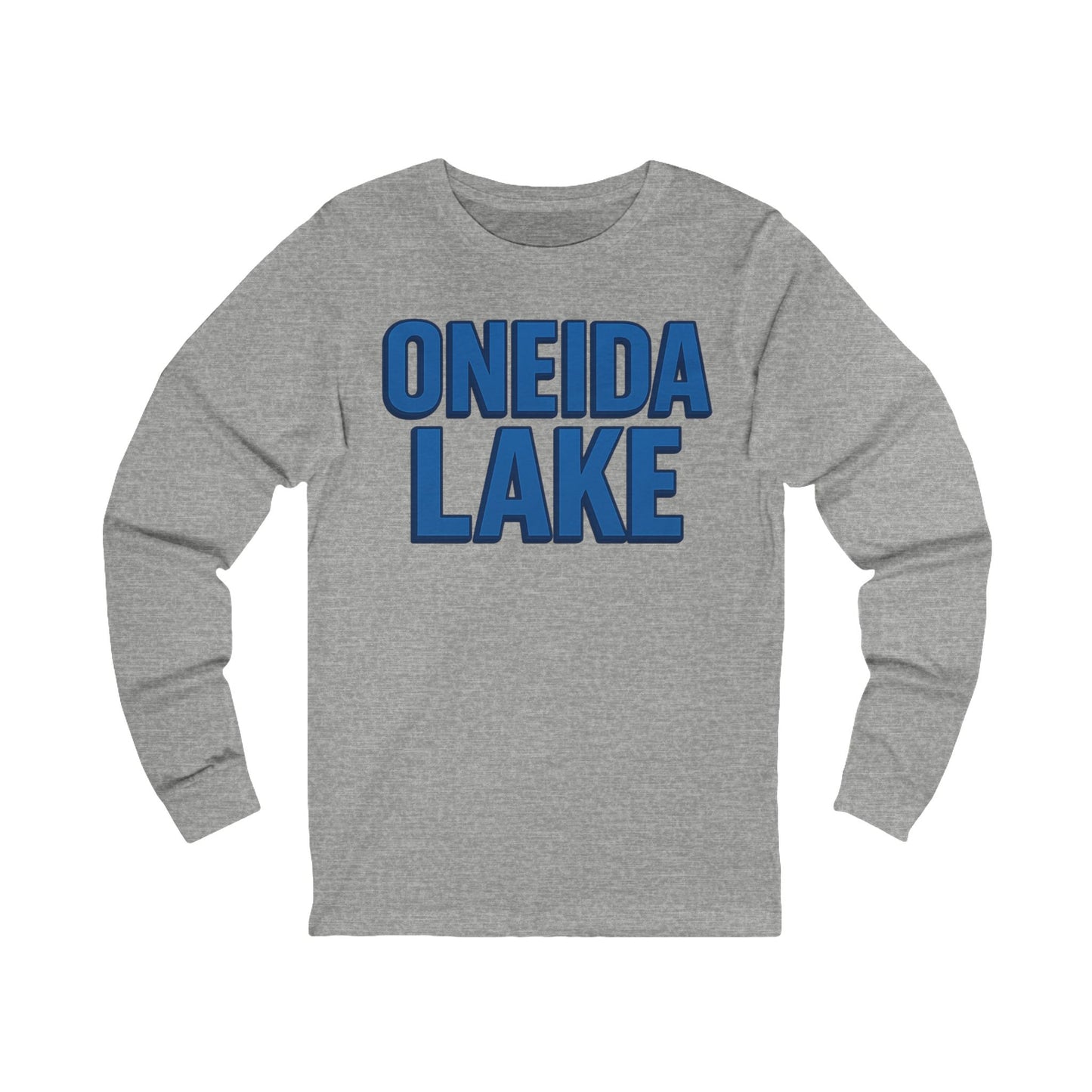 Oneida Lake Long Sleeve Tee, Cozy Unisex Shirt for Outdoor Lovers, Perfect for Lake Days, Casual Wear, Gift Idea