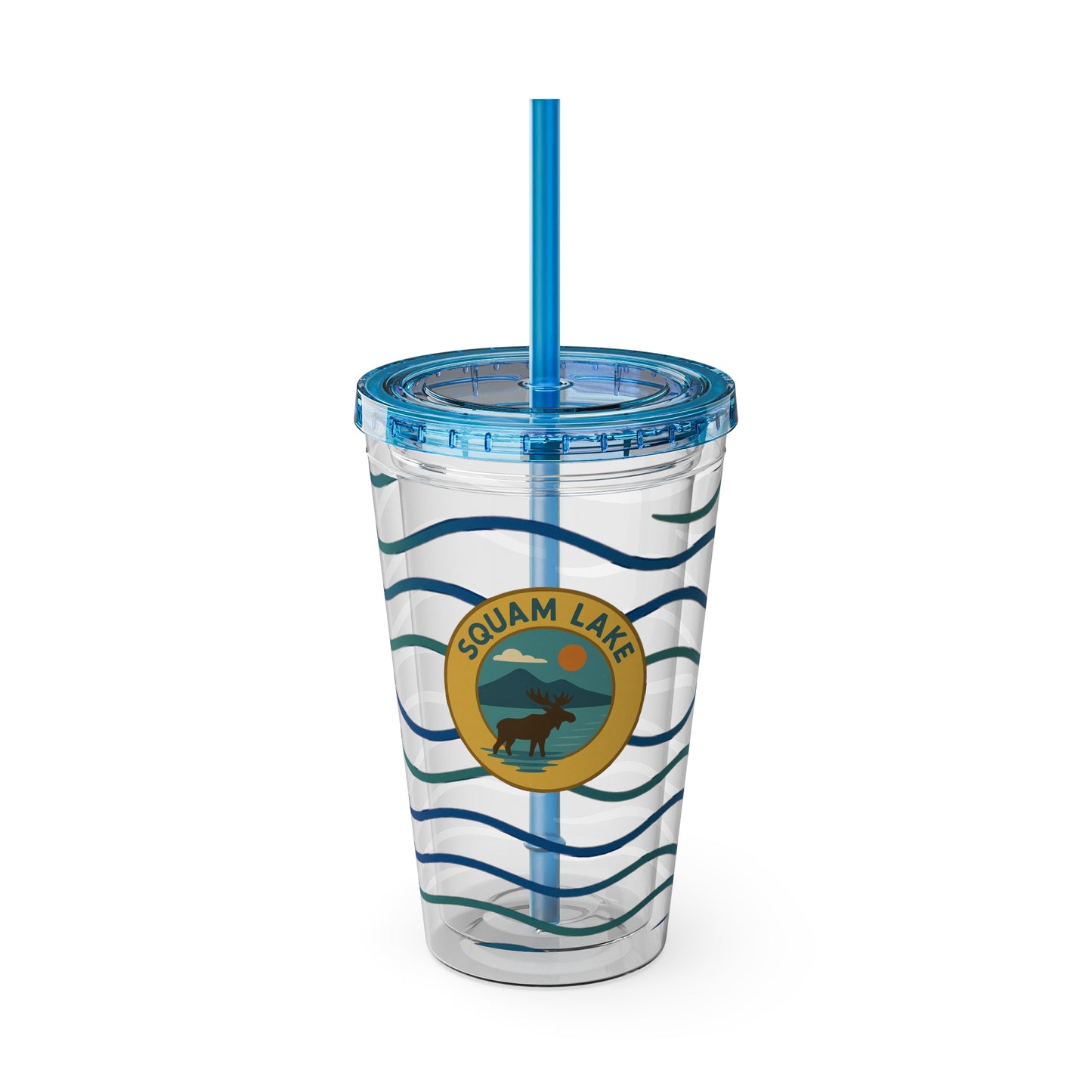 Sunsplash Tumbler, 16oz Clear Drink Cup for Outdoor Adventures, Customizable Travel Mug, Perfect for Summer Fun, Eco-Friendly Beverage [...]