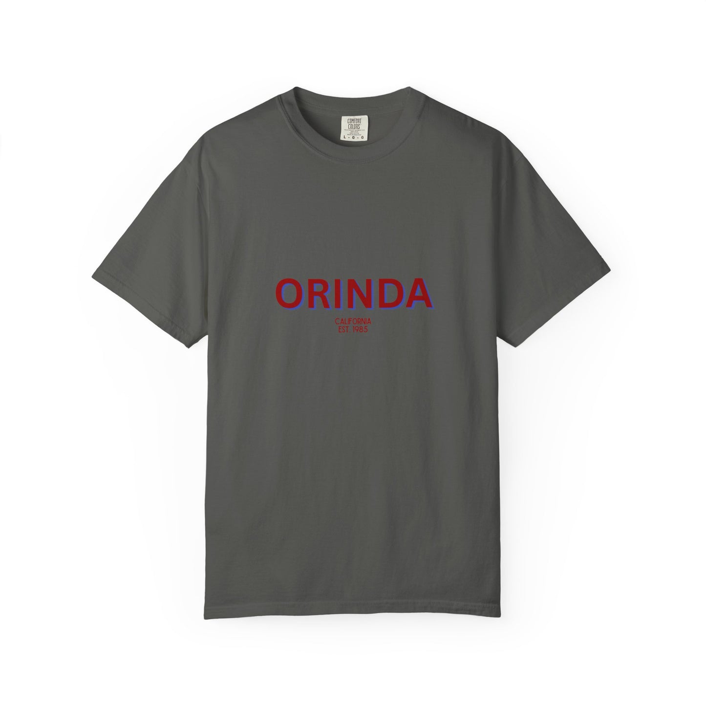 Orinda Garment-Dyed Unisex T-Shirt, Casual Tee, Vintage Style Shirt, Everyday Wear, Birthday Gift, Unique Apparel