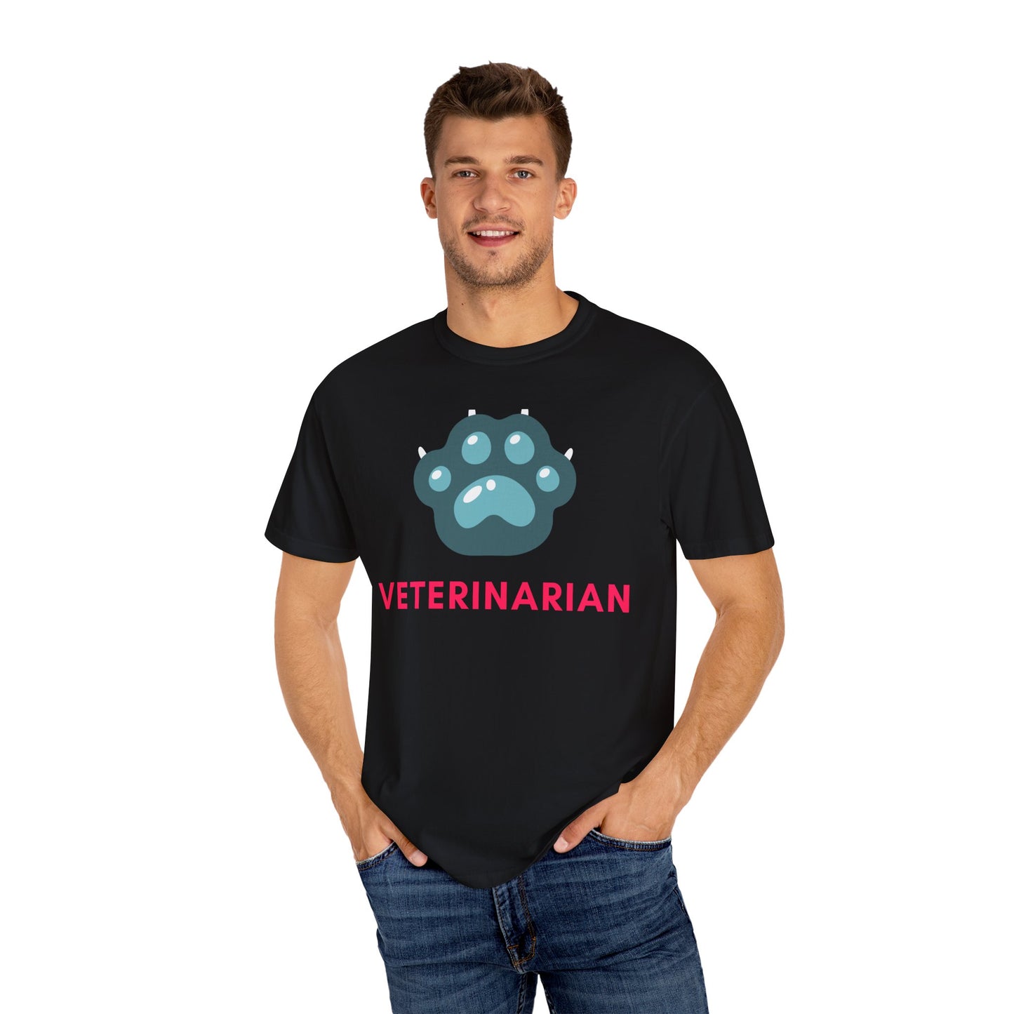 Veterinarian Themed Unisex T-Shirt, Gift for Animal Lovers, Pet Owner Apparel, Cute Veterinary Shirt, Comfortable Dog Lover Tee