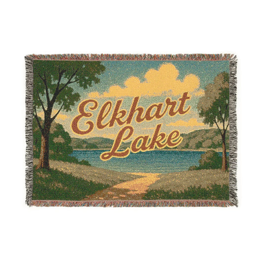 Elkhart Lake Woven Blanket