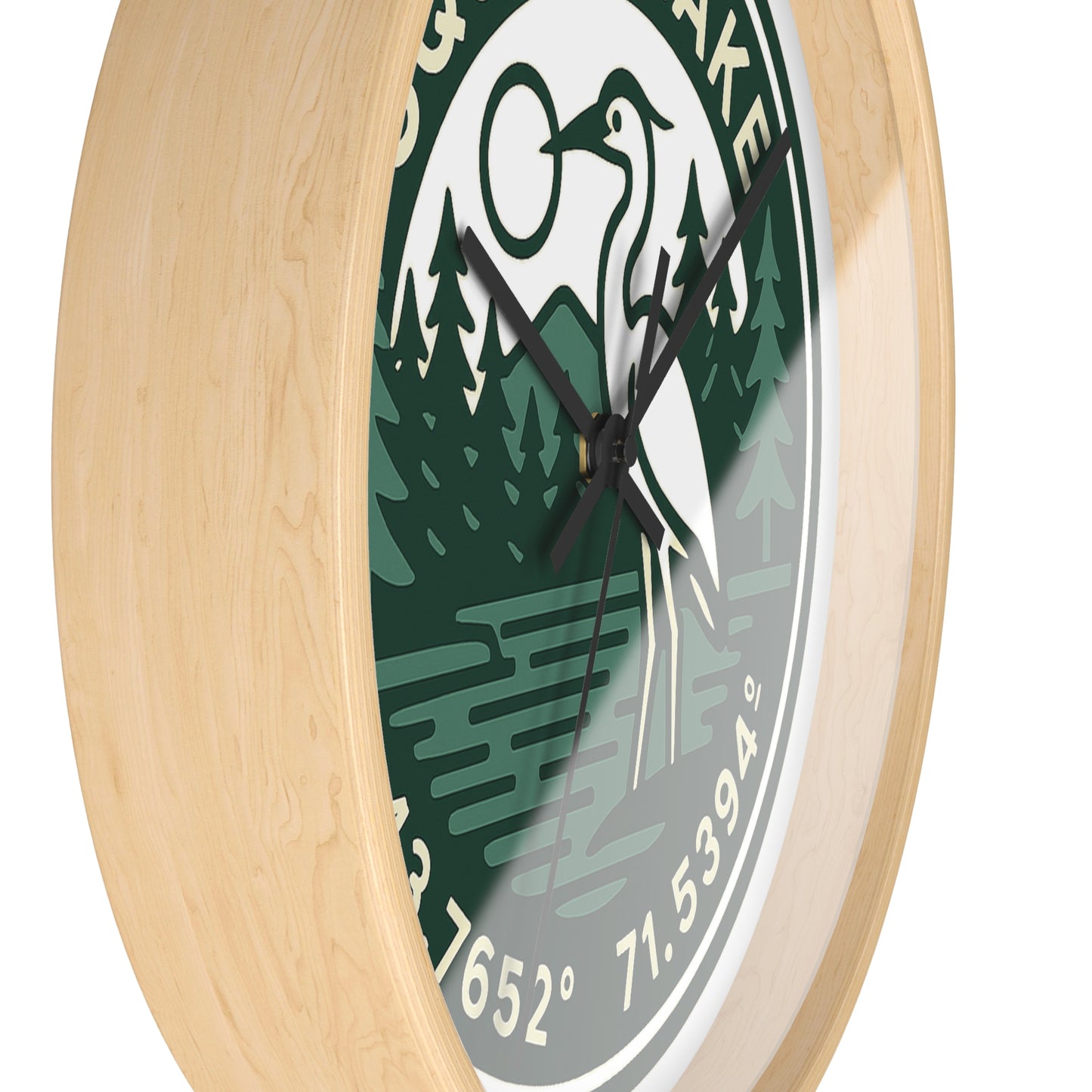Squam Lake Wall Clock