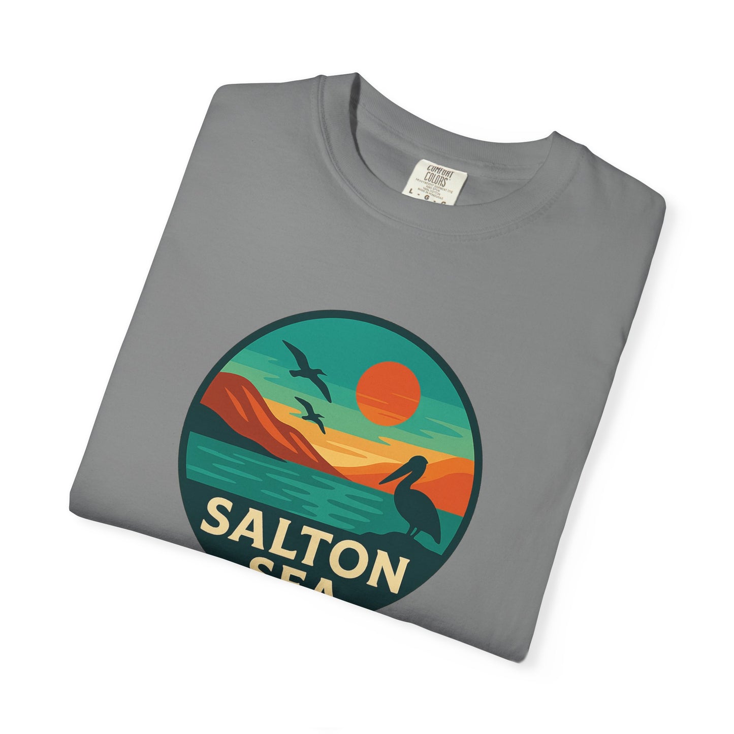 Salton Sea Unisex T-Shirt, Casual Graphic Tee, Nature Lover Gift, Outdoor Adventure Shirt, Vacation Souvenir, Summer Wear