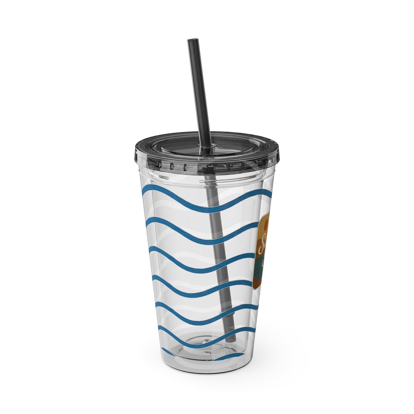 Salton Sea Sunsplash Tumbler, 16oz Clear Drink Cup for Outdoor Adventures, Customizable Travel Mug, Perfect for Summer Fun, Eco-Friendly Beverage [...]