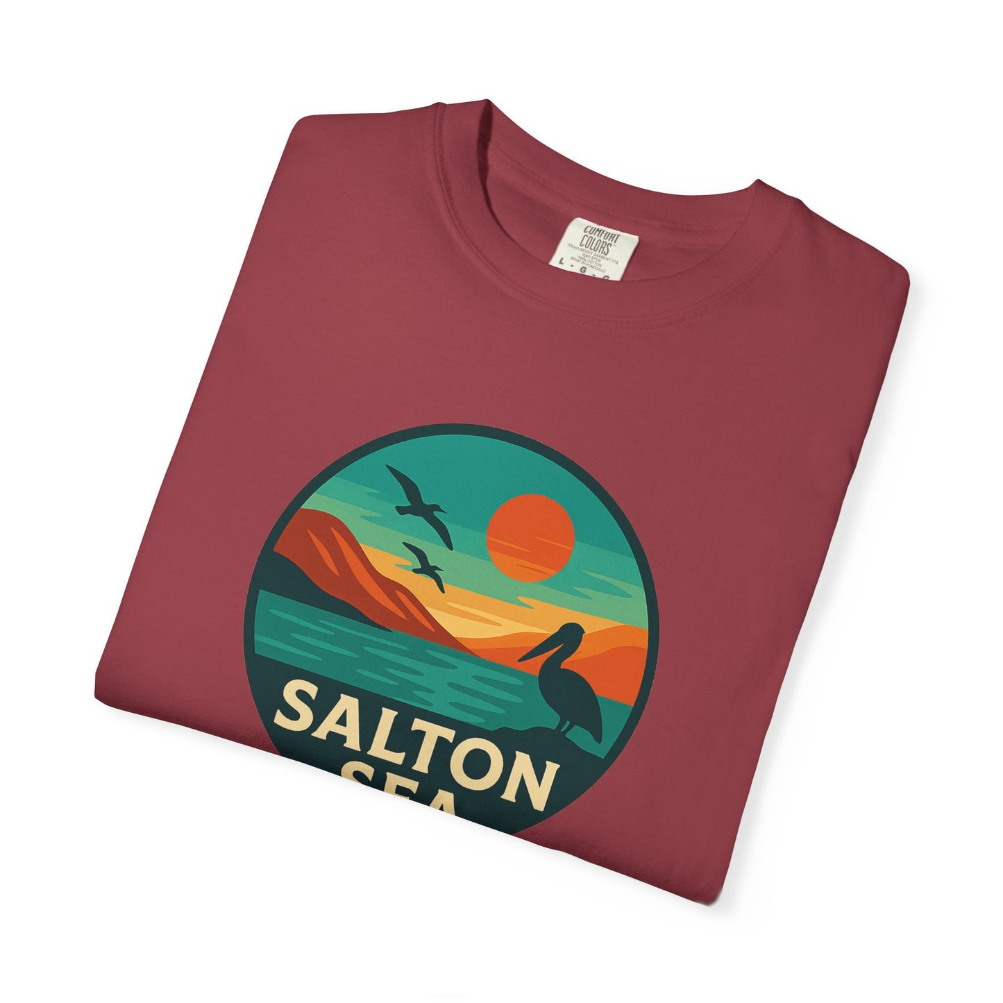 Salton Sea Unisex T-Shirt, Casual Graphic Tee, Nature Lover Gift, Outdoor Adventure Shirt, Vacation Souvenir, Summer Wear