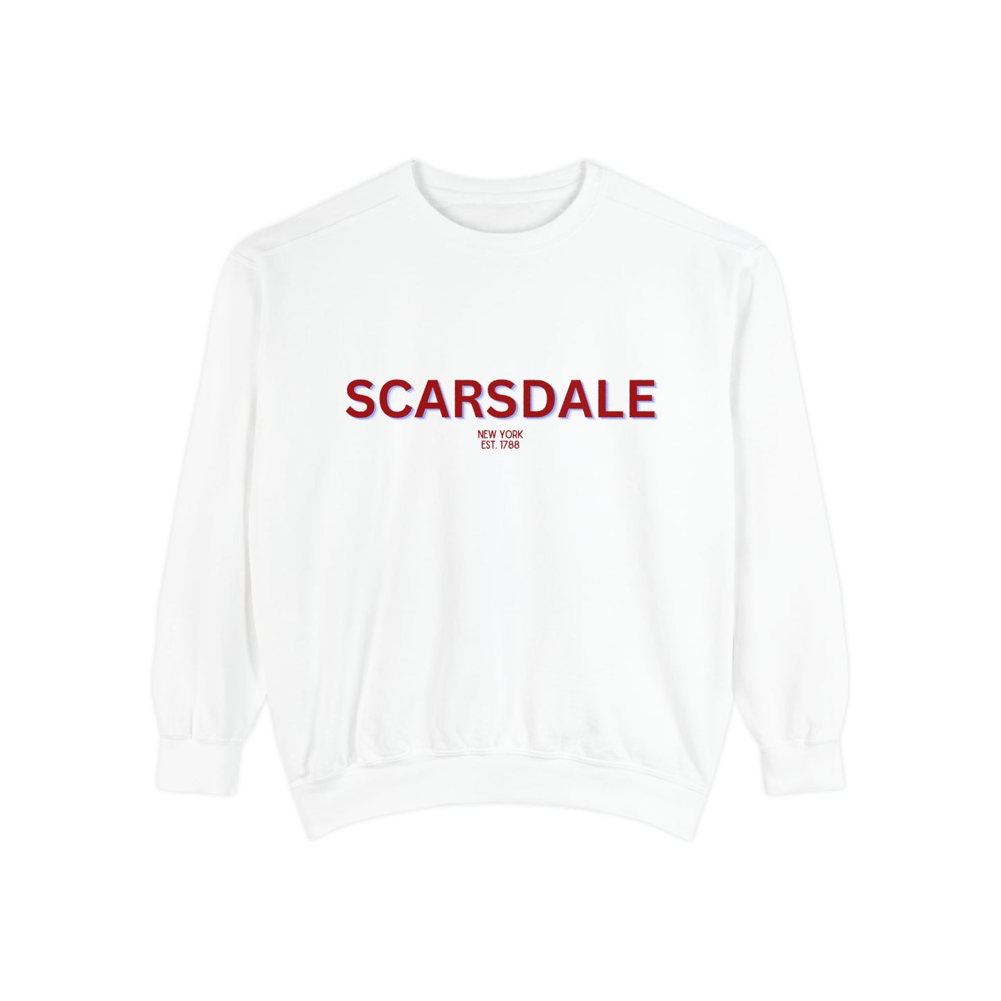 Scarsdale Unisex Garment-Dyed Sweatshirt | Cozy Fashion, Perfect for Casual Outings, Gifts, Fall & Winter Style, Everyday Comfort