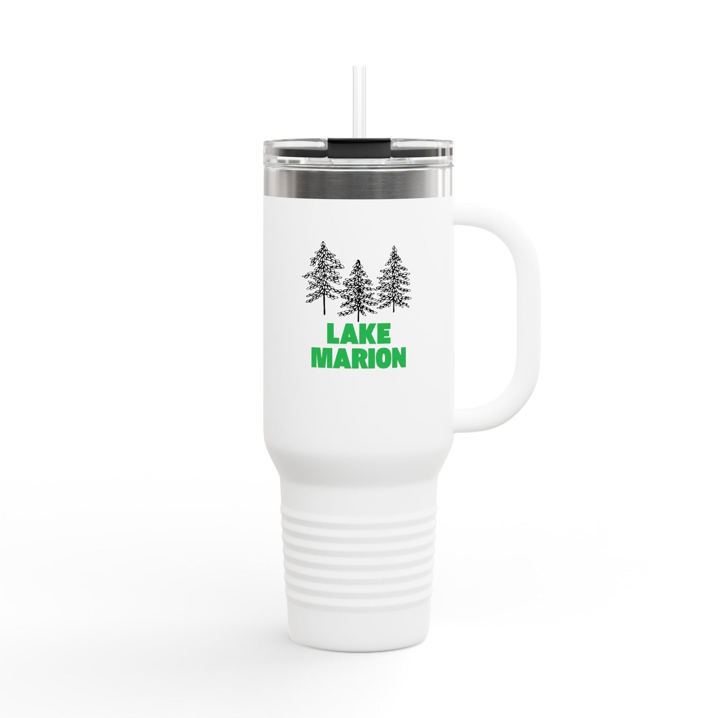 Lake Marion Insulated Travel Mug, 40oz - Perfect for Camping, Road Trips, Gifts, Outdoor Adventures, Summer Fun