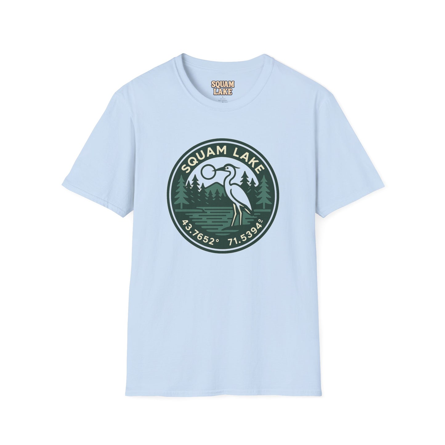 Squam Lake Nature Unisex Softstyle T-Shirt | Eco-Friendly Gift, Outdoor Adventure Shirt, Nature Lover Tee, Vintage Lake Apparel, [...]