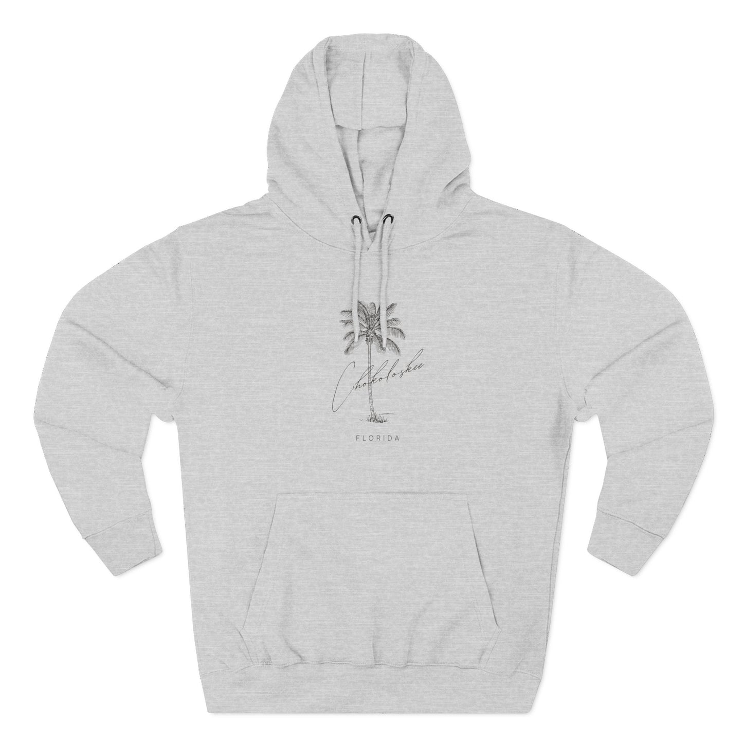 Chokoloskee Stylish Three-Panel Fleece Hoodie for Cozy Days, Casual Wear, Warm Layering, Gift for Him or Her