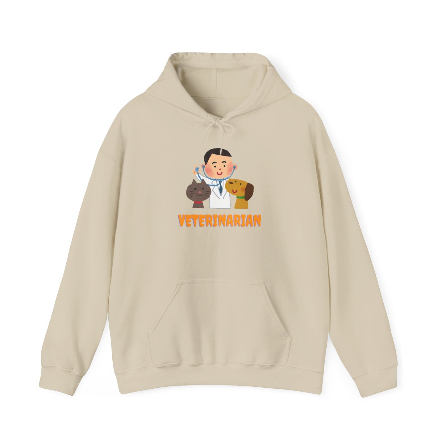 Veterinarian Hooded Sweatshirt, Animal Lover Gift, Cute Vet Apparel, Pet Owner Hoodie, Perfect for Birthdays, Animal Shelter Support