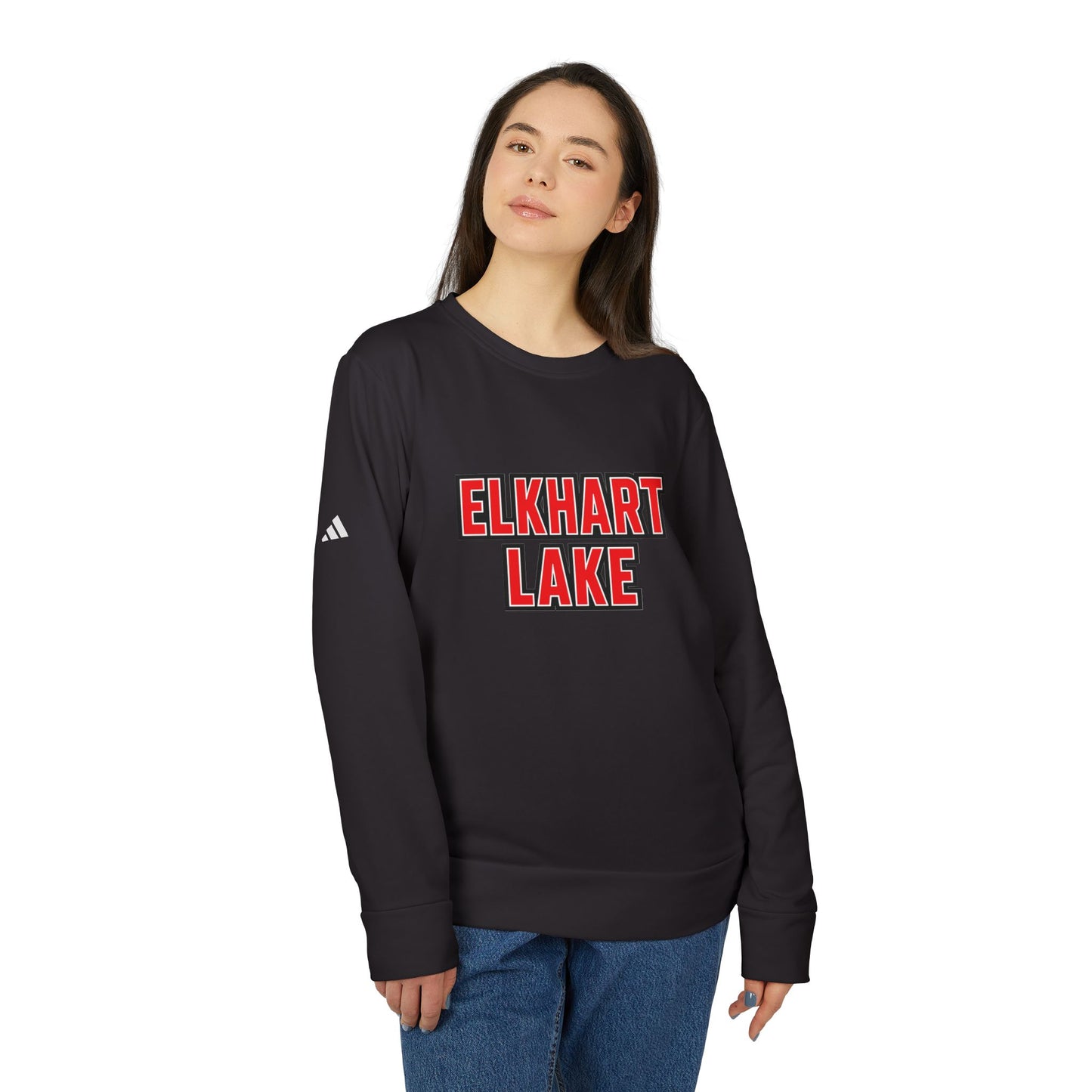 Elkhart Lake Adidas Unisex Fleece Crewneck Sweatshirt