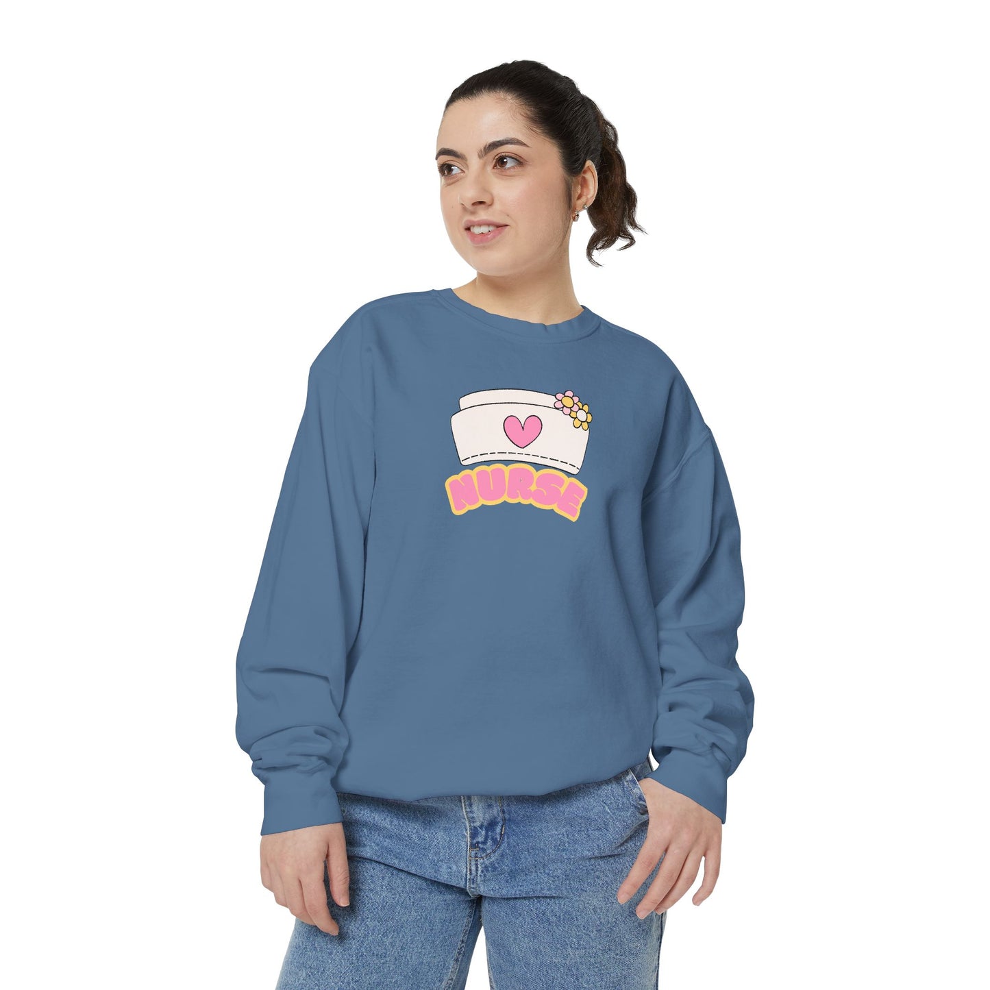 Nurse Love Sweatshirt, Cozy Gift for Healthcare Workers, Unique Gift for Nurses, Casual Medical Apparel, Nurse Appreciation