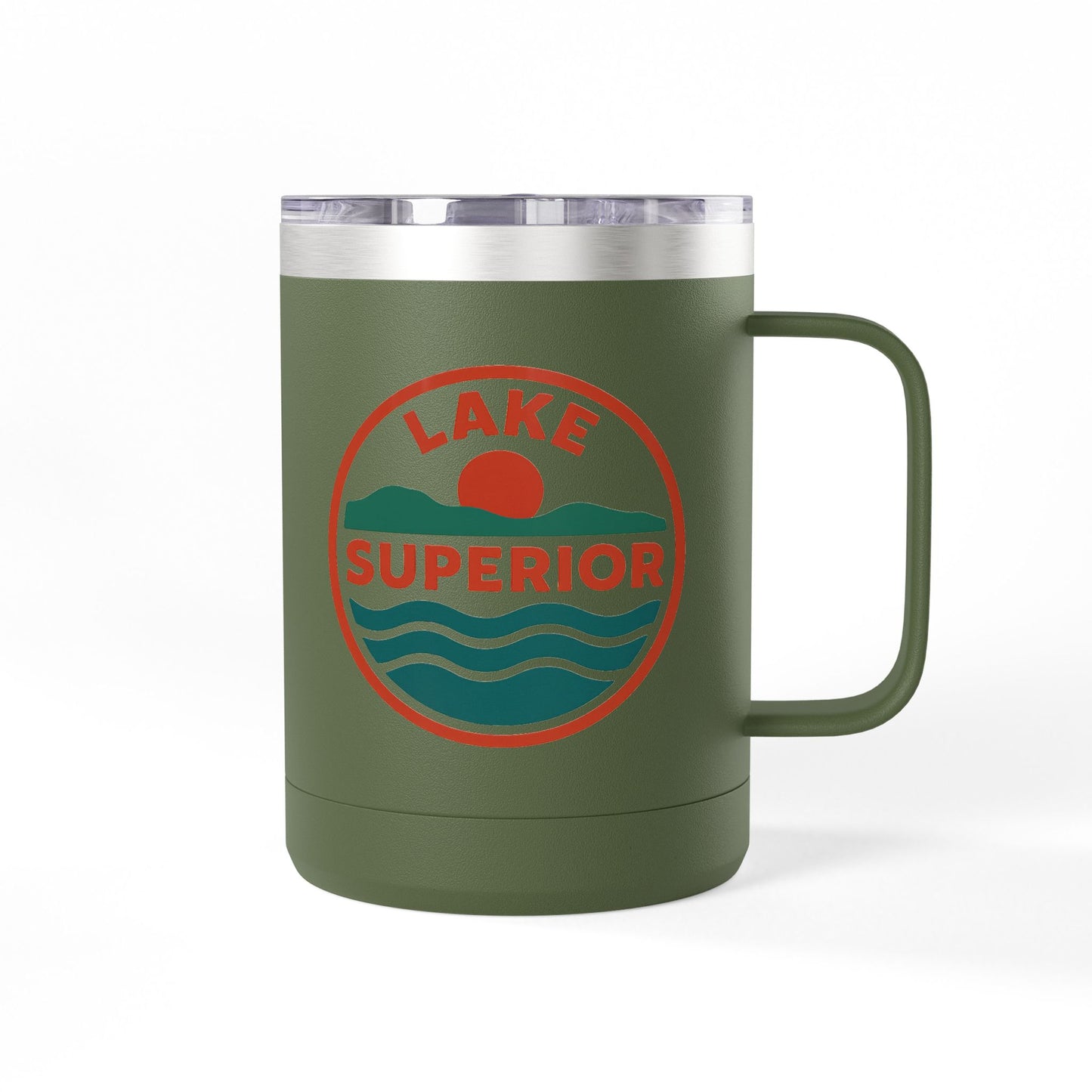 Lake Superior Coffee Mug Tumbler, 15oz