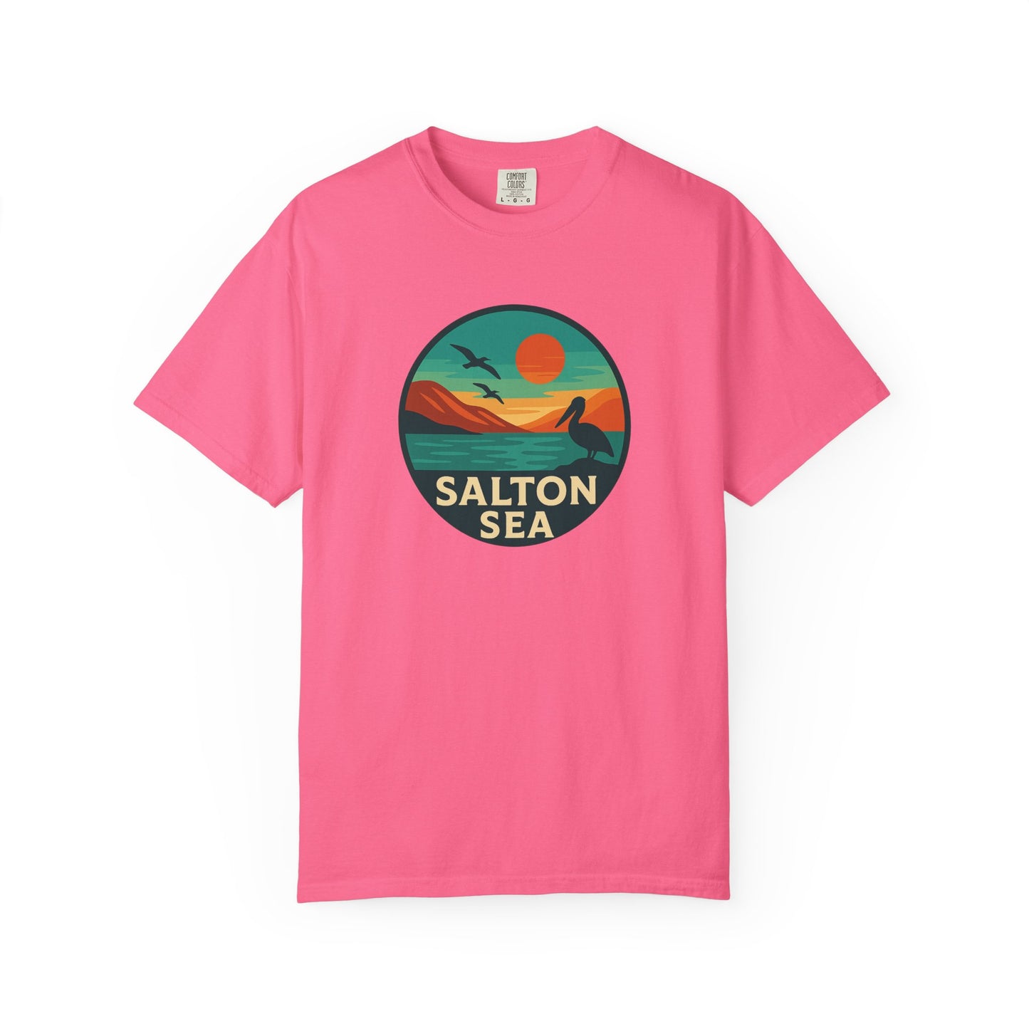 Salton Sea Unisex T-Shirt, Casual Graphic Tee, Nature Lover Gift, Outdoor Adventure Shirt, Vacation Souvenir, Summer Wear