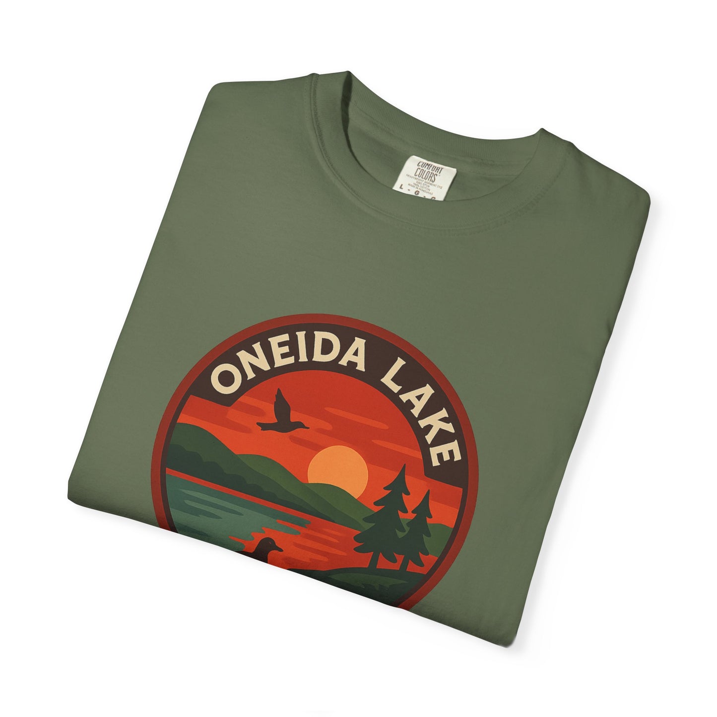 Oneida Lake Unisex Garment-Dyed T-shirt