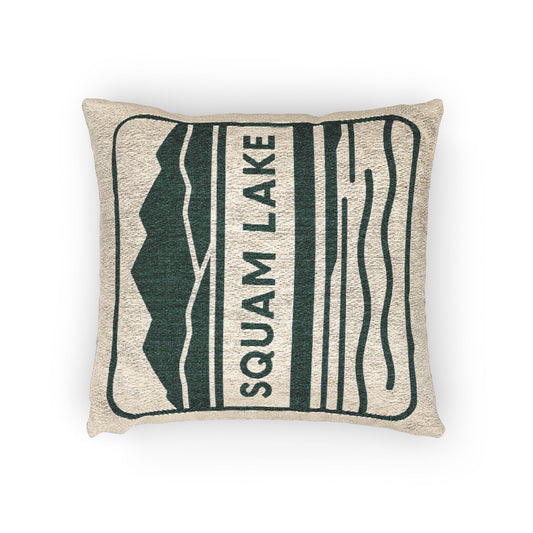 Squam Lake Woven Pillow