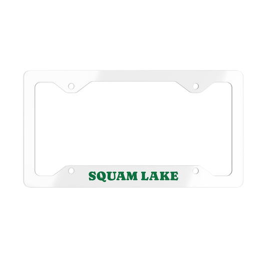 Personalized Metal License Plate Frame for Car Enthusiasts, Custom Car Accessories, Unique Gift for Him, Squam Lake Decor, Car Lover Gift
