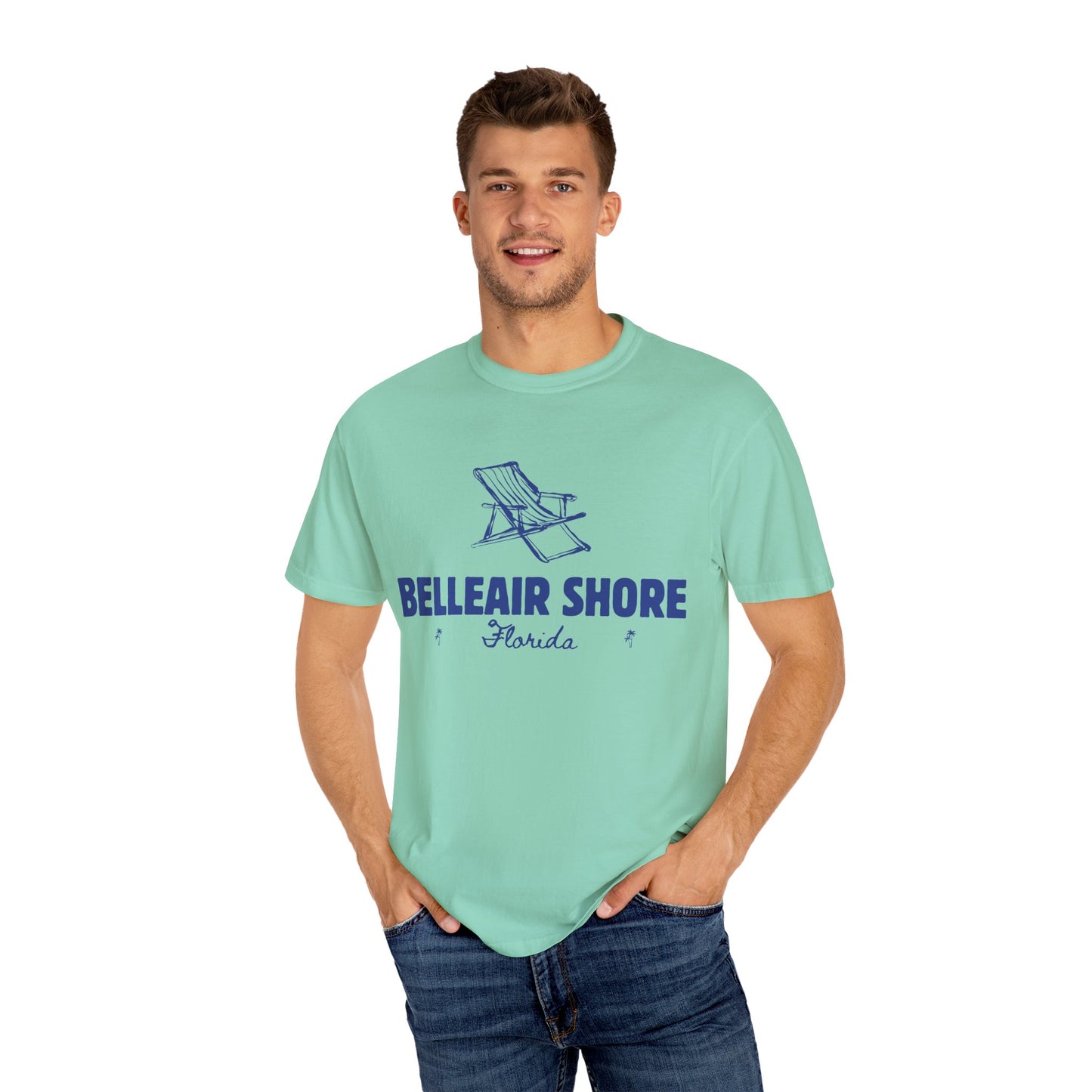 Belleair Shore - Unisex Garment-Dyed T-shirt, Casual Outfit, Gift for Nature Lovers, Vacation Essentials