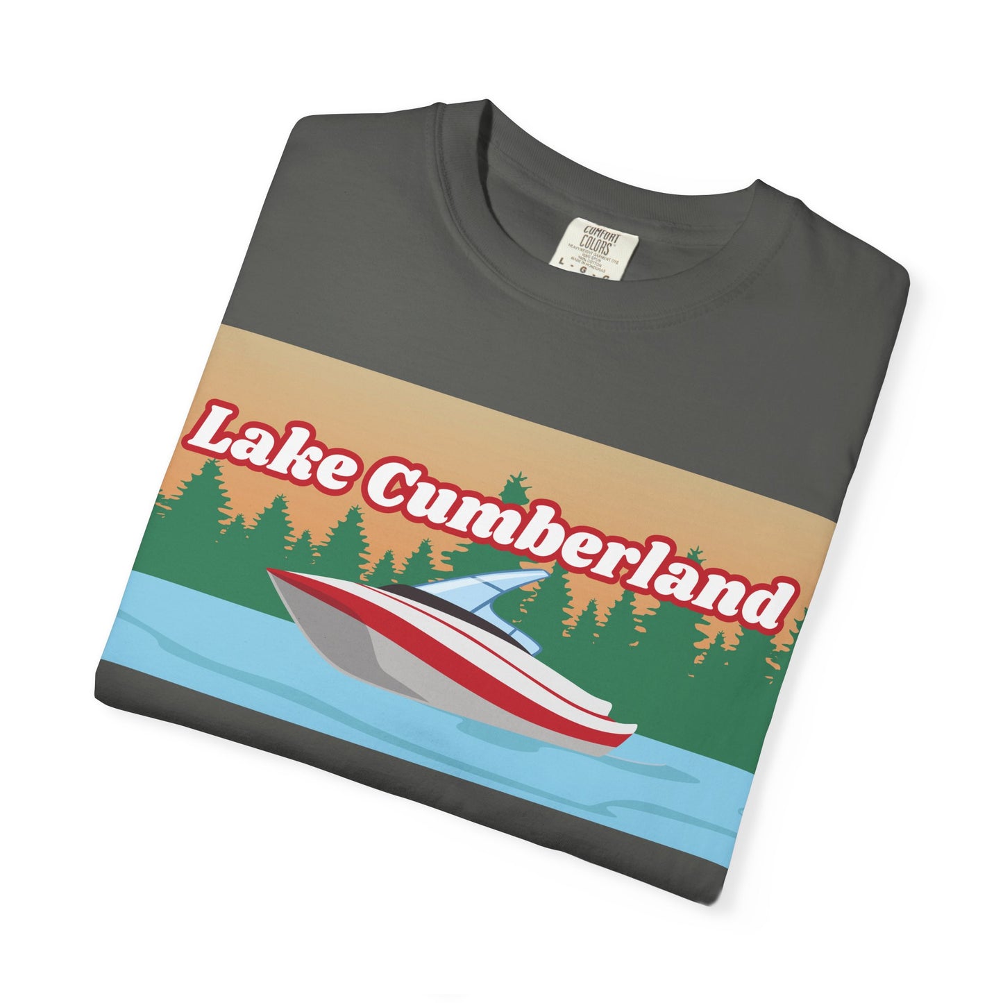Lake Cumberland Relaxed Unisex T-Shirt, Summer Vibes Tee, Outdoor Adventure Shirt, Lake Life Apparel, Gift for Nature Lovers, Vacation Wear