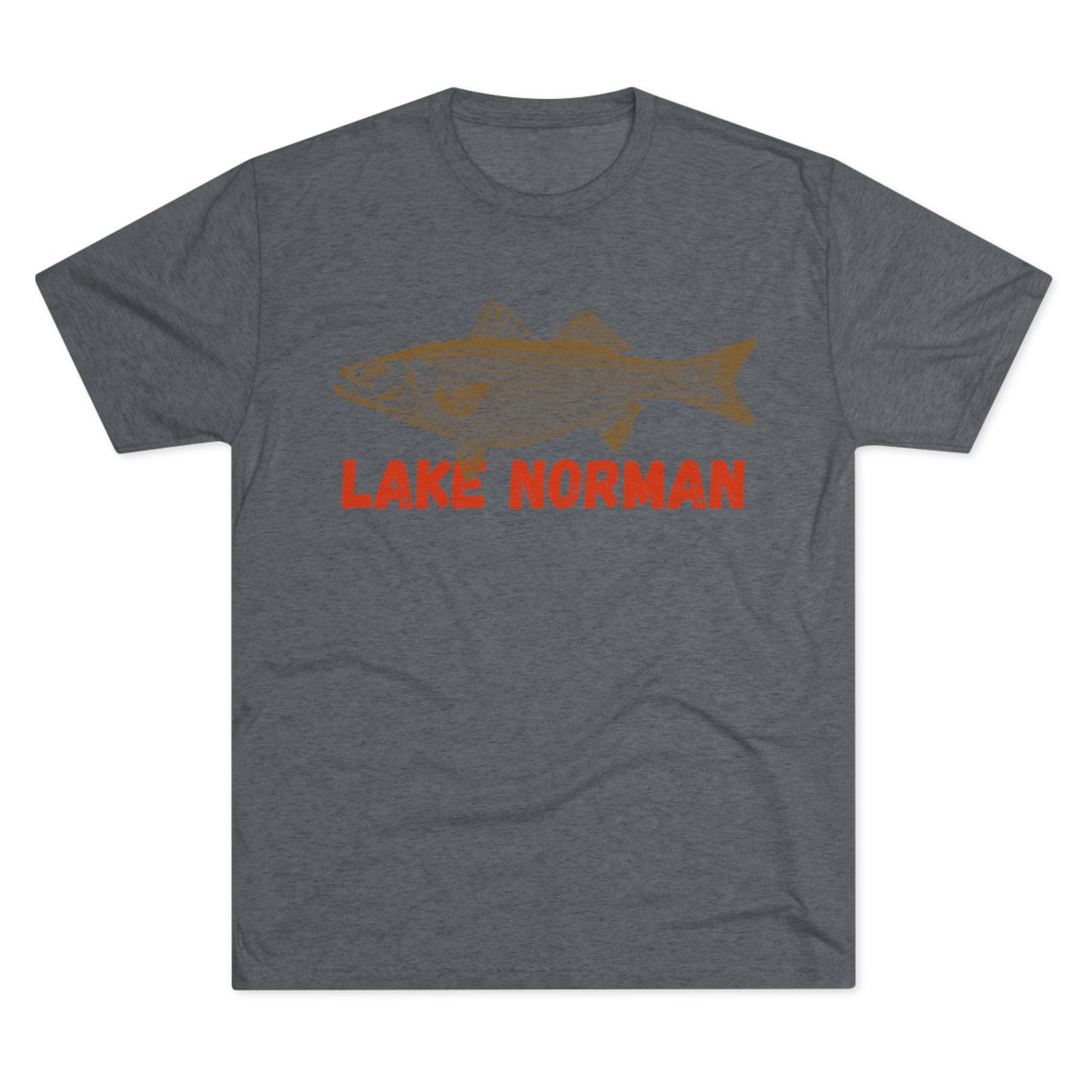 Lake Norman Fishing Tee, Unisex Crew Neck Shirt, Summer Lake Apparel, Gift for Fishermen, Outdoor Adventure T-Shirt, Lake House Style